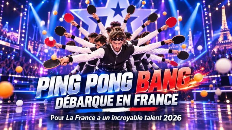 Ping Pong Pang : les danseurs italiens à raquettes débarquent dans « La France a un incroyable talent »
