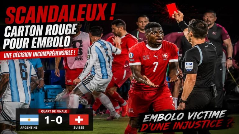 Mondial 2026 : Carton rouge d’Embolo quel scandale