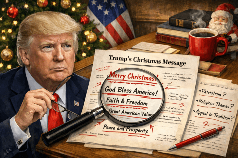 Analyse : Voeux de Noël à la Trump