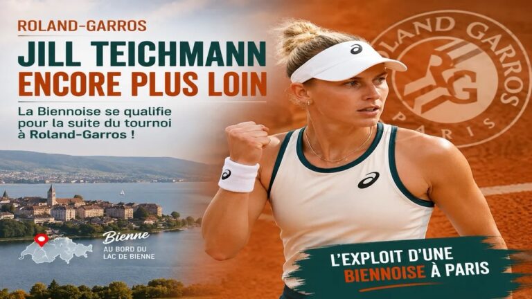 JIL TEICHMANN crée l'exploit Roland Garros 2026 Paris
