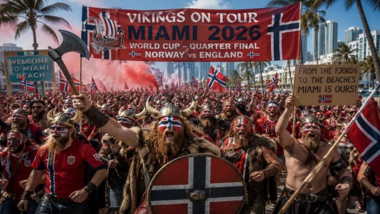 Mondial 2026 supporters de la Norvège à Miami