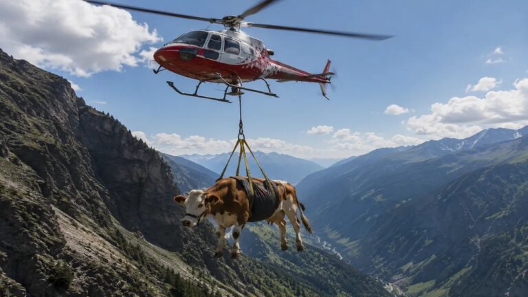 Qui paie lors d’évacuation d’animaux par hélicoptère ?