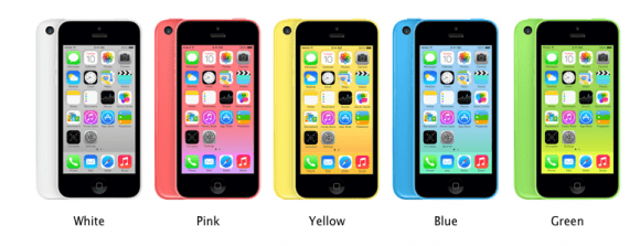 iphone 5c colors
