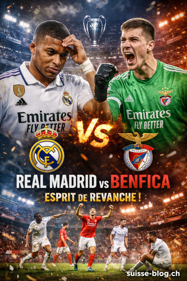 Le Real Madrid recroise Benfica en barrages : ambiance revanche et nerfs à vif