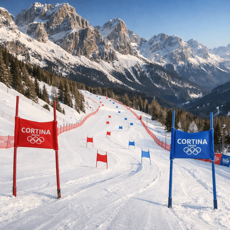 JO 2026: Brignone en tête de la première manche du géant