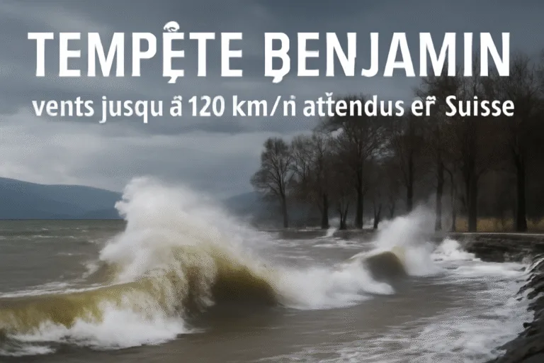 🌪️ Tempête Benjamin : vents jusqu’à 120 km/h attendus en Suisse — les vidéos à suivre sur Suisse-Blog