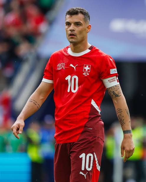 granit xhaka capitaine équipe de Suisse