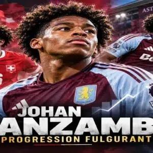 Johan Manzambi marque encore pour Aston Villa international Suisse fulgurante progression