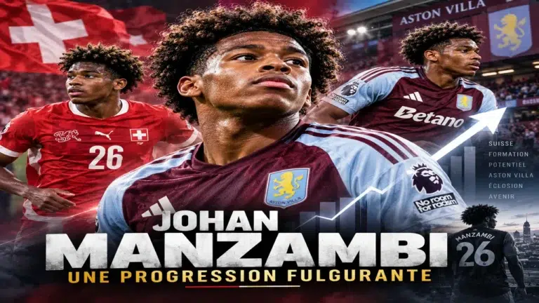 Johan Manzambi marque encore pour Aston Villa international Suisse fulgurante progression