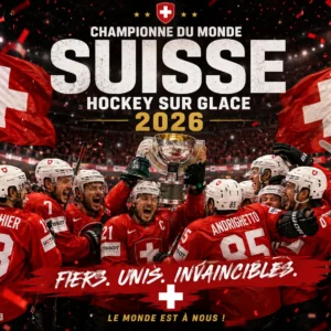 Suisse championne du monde de hockey sur glace masculin 2026