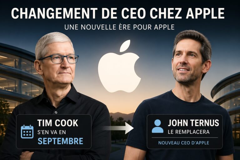 apple grand changement Tim Cook laissera sa place à John TErnus à la direction