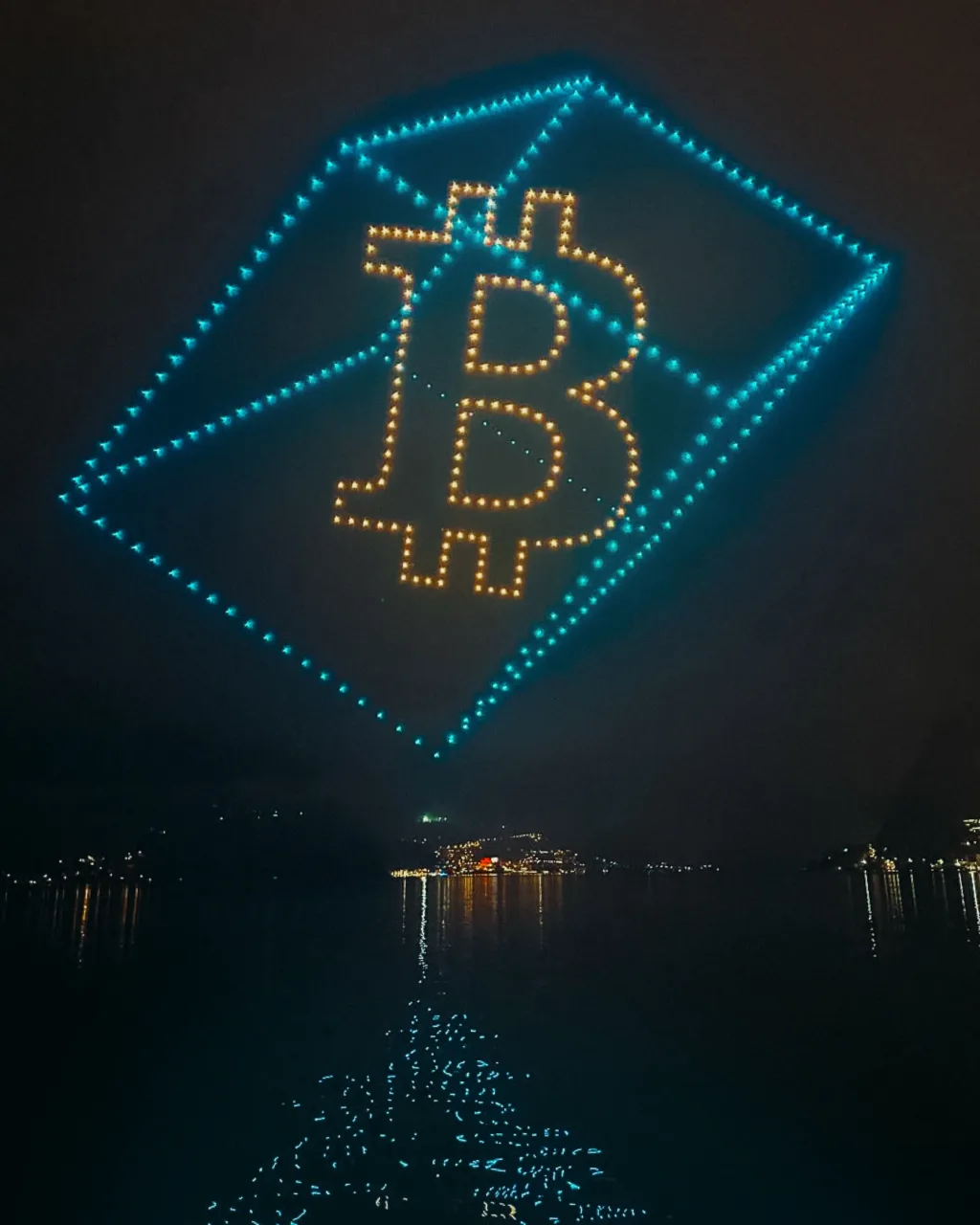 bitcoin lugano show de drones