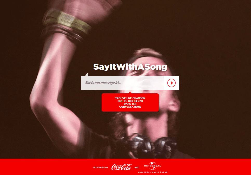 Dit-le avec un chant (Coca-Cola)