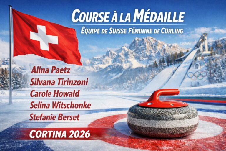 tournoi olympique curling équipe de suisse f femmes JO 2026