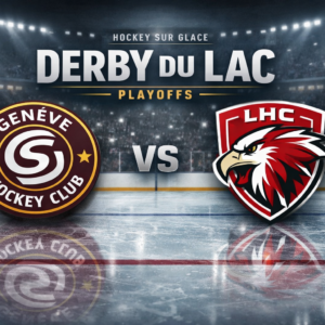 DErby du Lac Genève Servette - Lausanne HC playoff quart de finale National League 2026