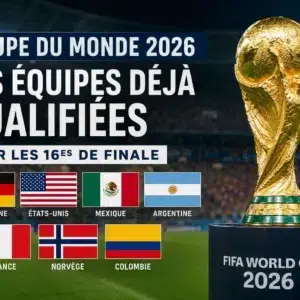équipes qualifiées pour les seizième de finale Mondial 2026