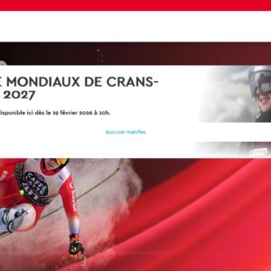 billetterie mondiaux de ski alpin 2027 Crans-Montana