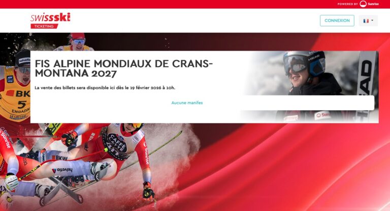billetterie mondiaux de ski alpin 2027 Crans-Montana