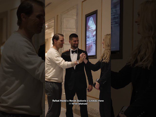 Lindsay Vonn avec des stars du sport