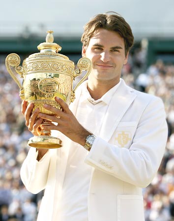 Roger Federer winner at Wimbledon Wimbldon 2007 dernière victoire de Federer sur le gazon anglais
