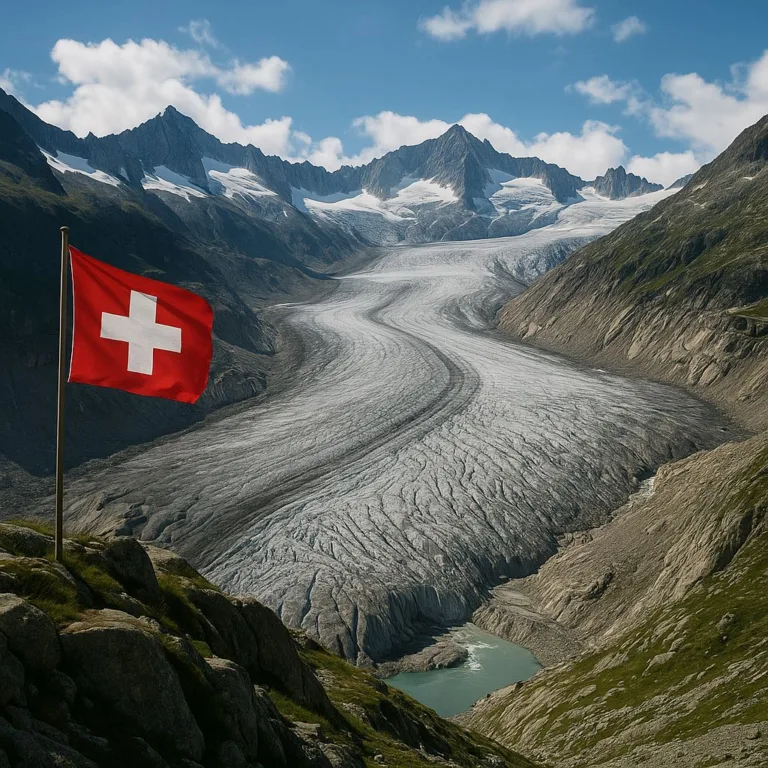 Glaciers suisses en retrait