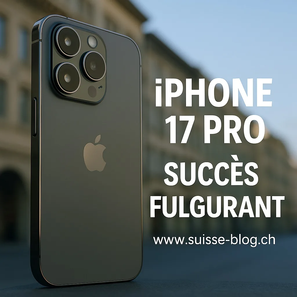 iPhone 17 pro un grand succès en Suisse et dans le monde