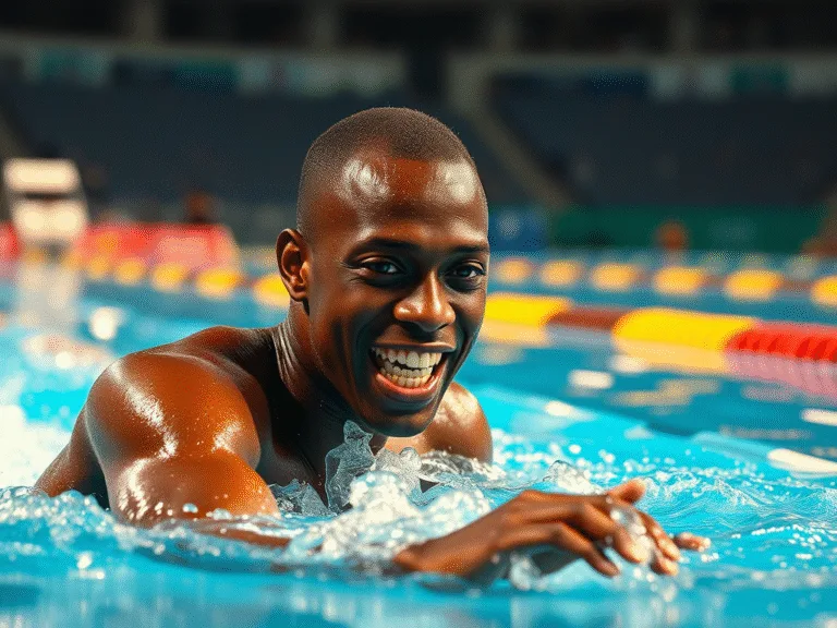 Vidéo Eric Moussambani JO 2000 Sydney