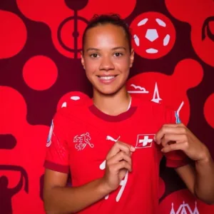 Iman Beney joueuse de Manchester City et équipe de Suisse de football