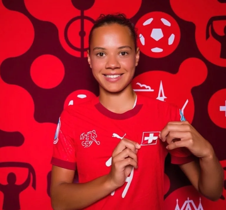 Iman Beney joueuse de Manchester City et équipe de Suisse de football