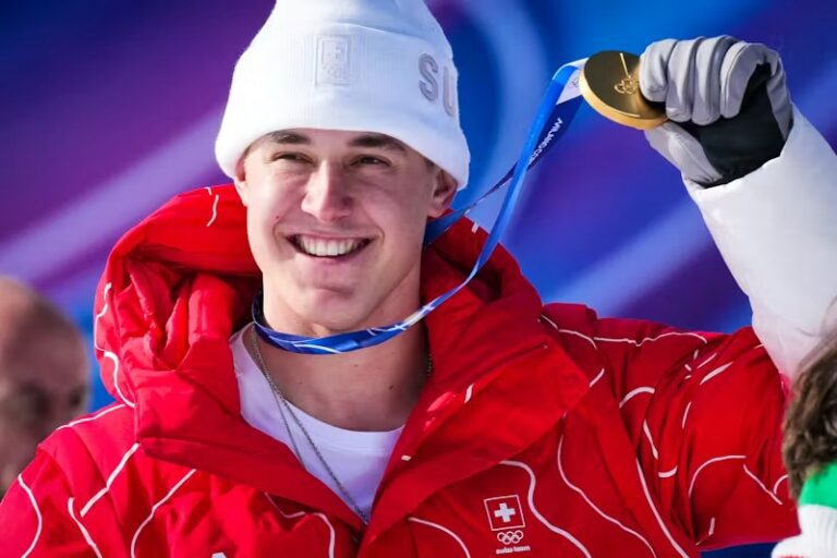 Franjo Von allmen champion olympique de descente