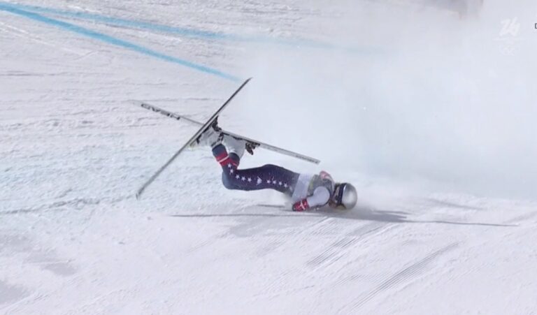 Chute de Lindsay Vonn descente olympique JO 2026