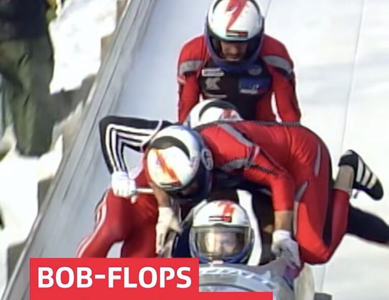 Vidéo : départ en bobsleigh pas si simple