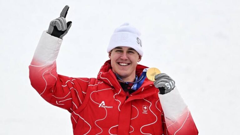 médaille d'or JO 2026 Super G masculin Franjo von Allmen