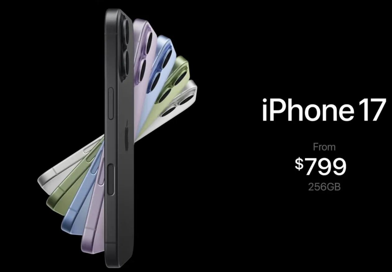 Prix iPhone 17