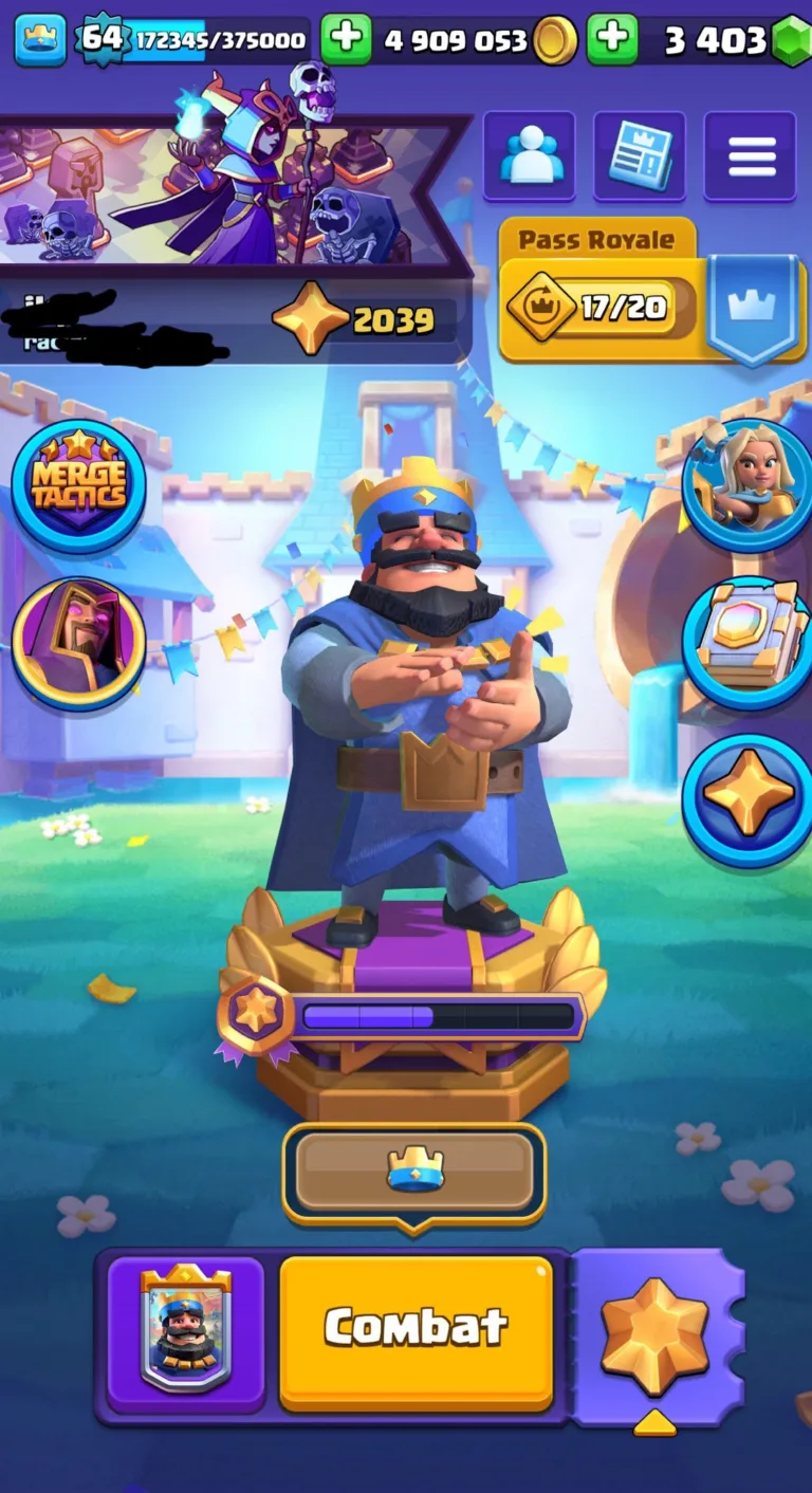 Vidéo : combat merge tactics clash royale