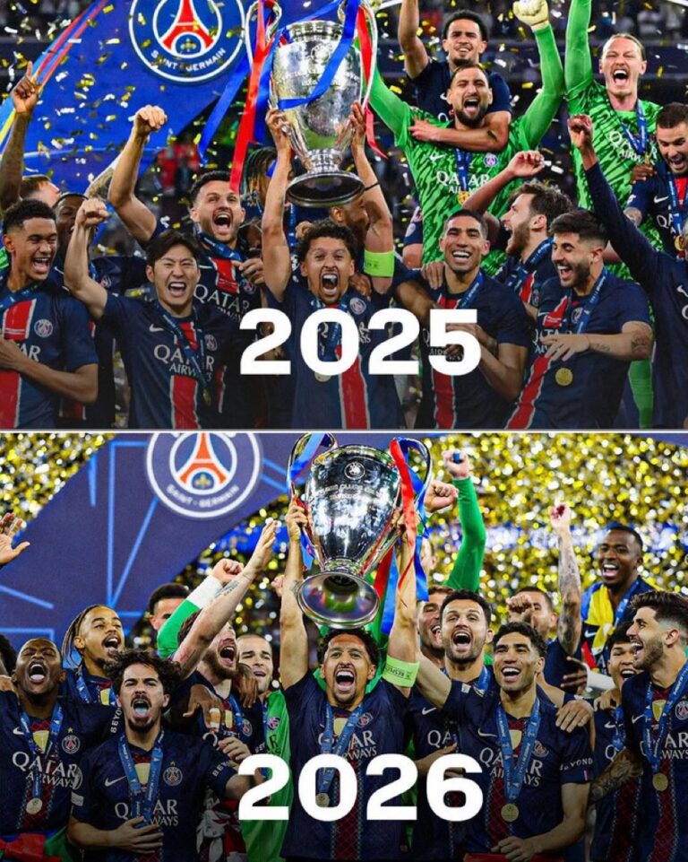 Ligue des champions 2026 le PSG célèbre la victoire