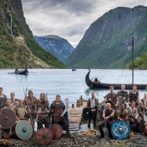 Norvège à la coupe du Monde en guerrier viking
