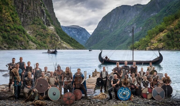 Norvège à la coupe du Monde en guerrier viking
