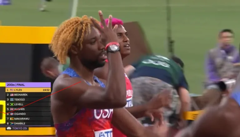 Tokyo 2025: 4 à la suite pour Noah Lyles sur 200m