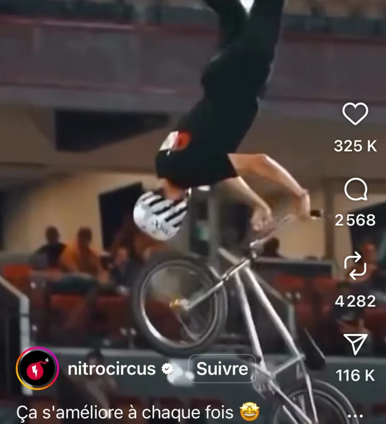 Vidéo incroyable : Qui a déjà vu un saut bmx si impressionnant ?
