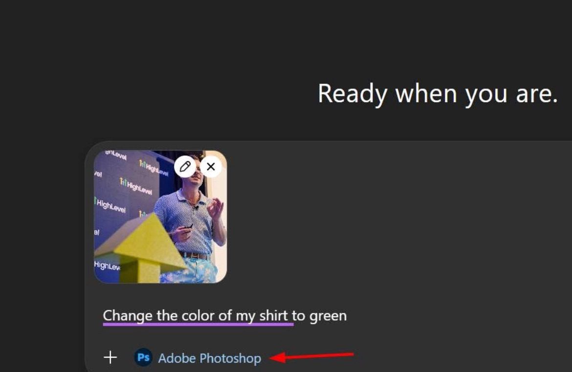 ChatGPT utilise photoshop pour vos images