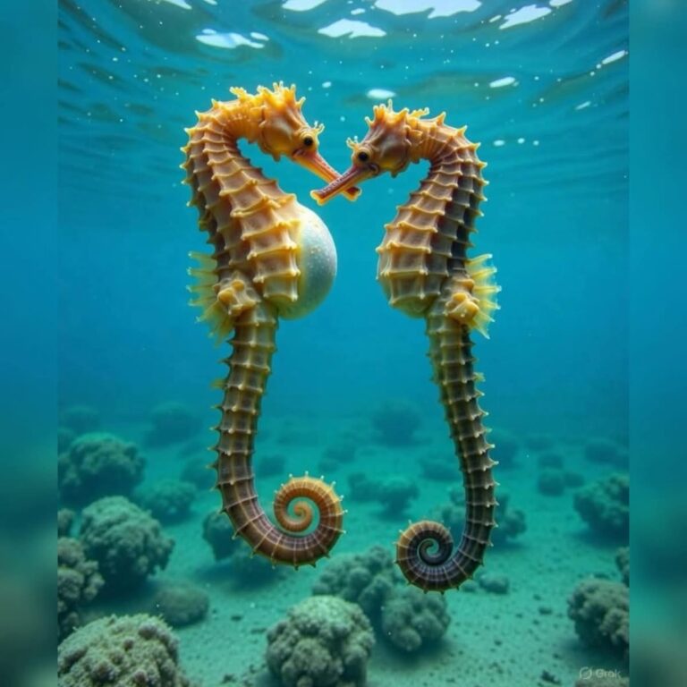 Quand l’océan murmure une leçon d’amour : la danse secrète des hippocampes