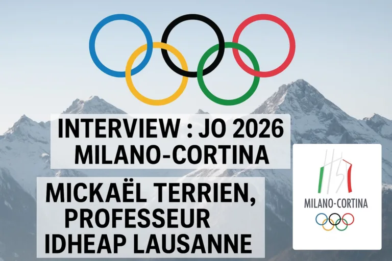 interview Jeux Olympiques Milan 2026 Prof Terrien UNIL
