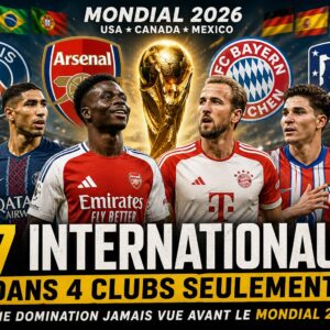 liste des 67 internationaux engagé lors de demi-finale de la Ligue des Champions et aussi pour le Mondial 2026