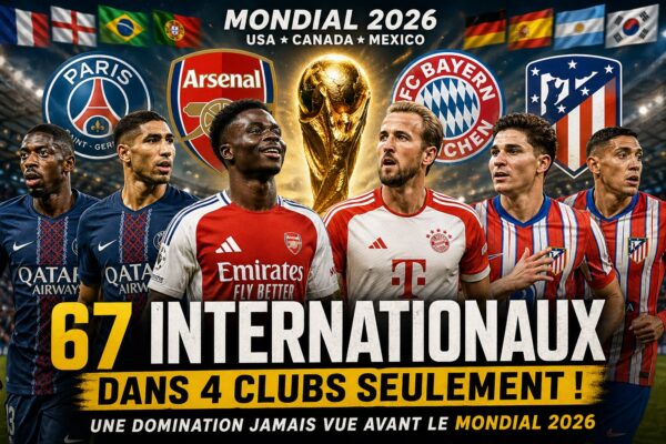 Liste des internationaux engagés pour les demi-finales de la Ligue de Champions UEFA et qui joueront aussi lors du Mondial 2026. 