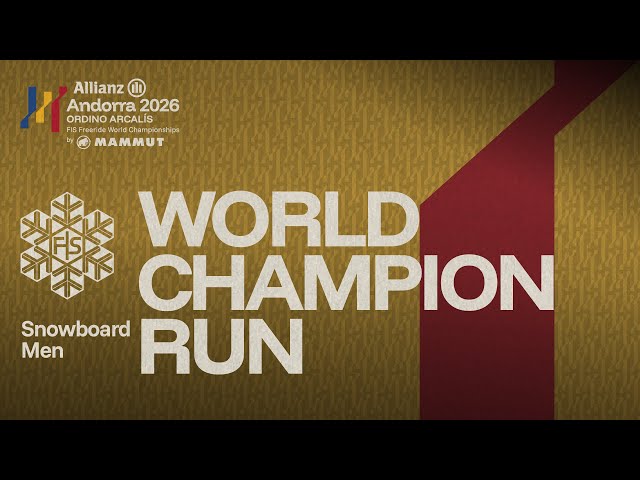 Run du champion du monde, Liam Riviera, snowboard freeride