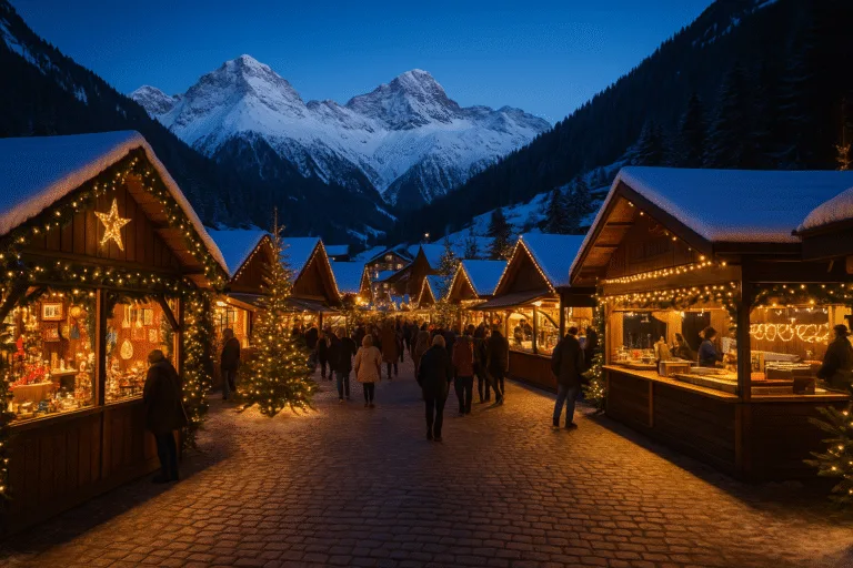 marché de noël en Suisse