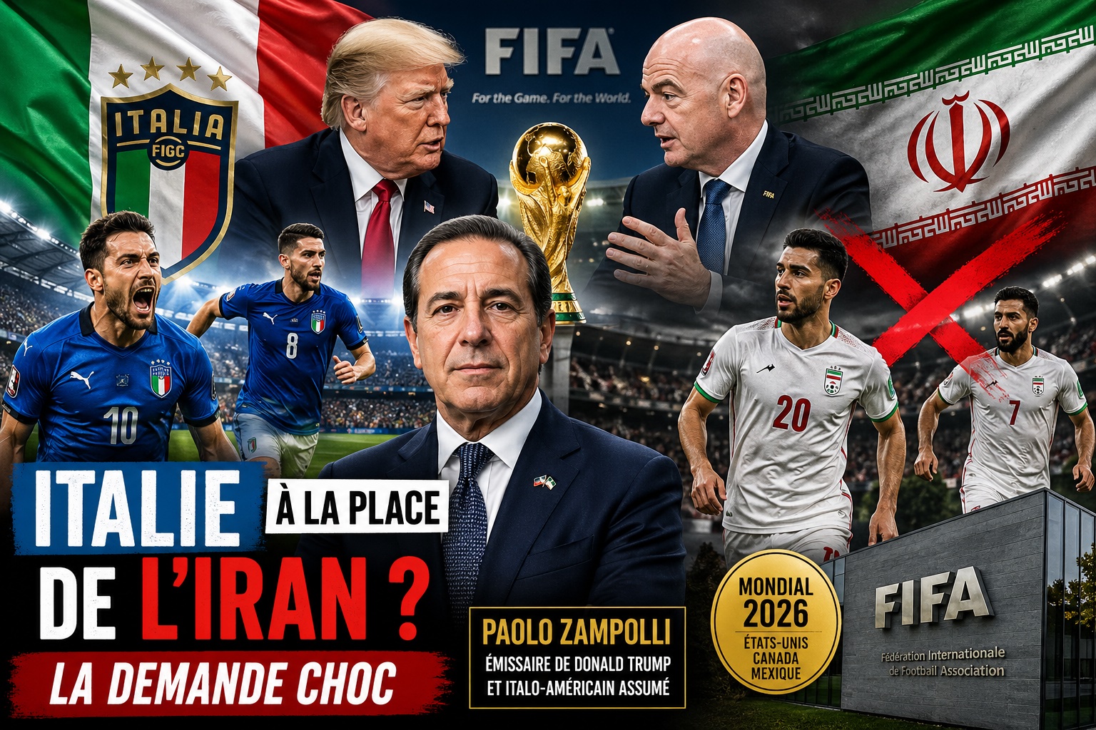 italie tout de même à la coupe du monde 2026 à la place de l'Iran ?