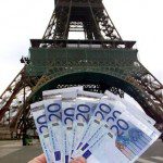 PAris Tour Eiffel france euros La crise touche durement l'hexagone