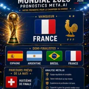 pronostic Mondial 2026 meta.ai France au top